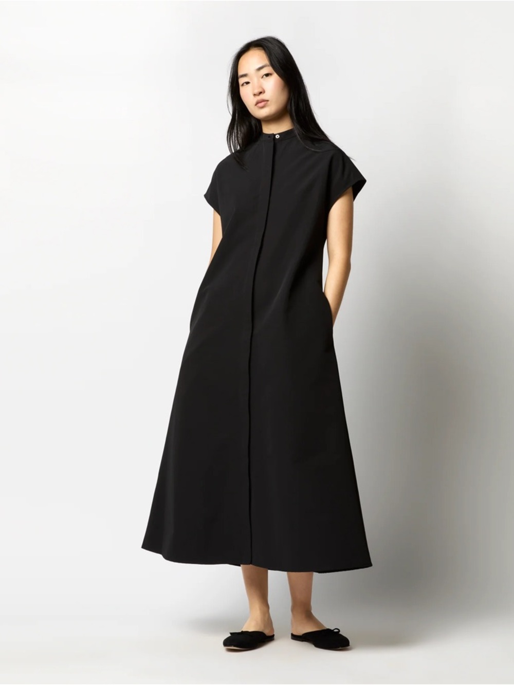 ANN MASHBURN Gianna Silk Shirtdress Dress - Picture 10 of 15